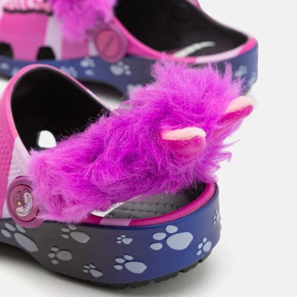 C13 Cheshire Cat Clogs Unisex KIDS Alice in Wonderland CROCS Disney NWT / Sealed - Picture 5 of 8